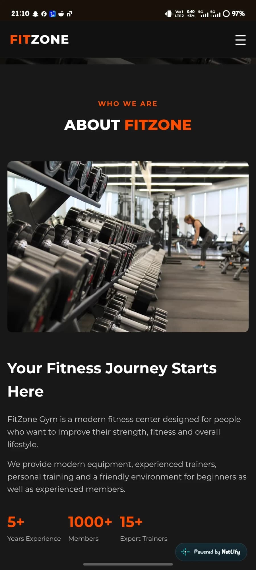 fitness Zone gym